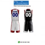 Basketball reversible jerseys with numbers